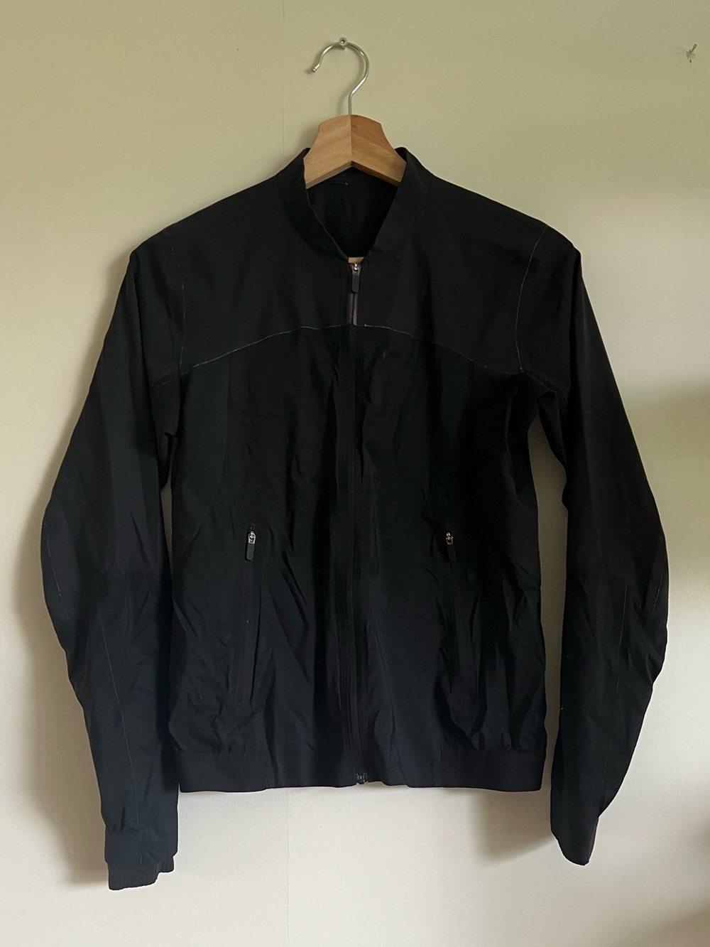 Lululemon Black Lightweight Bomber Jacket Women's Size Unknown (XS)